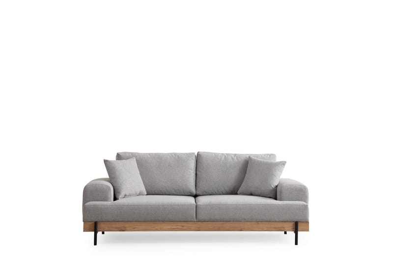 Eti Sofa 3-seter - Grå - Sofa 3 seter