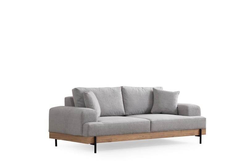 Eti Sofa 3-seter - Grå - Sofa 3 seter