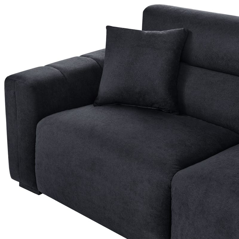 3-seters sofa Fauskan - Svart - Møbler - Sofaer - Sofa 3 seter