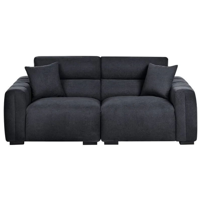 3-seters sofa Fauskan, Svart