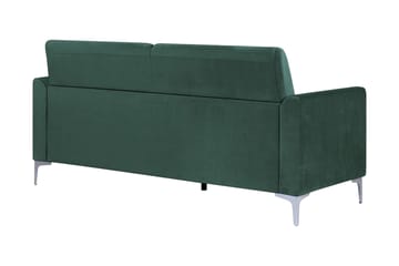Fenes 3-seter Dyp Fløyelssofa - Grønn - Møbler - Sofaer - Sofa 3 seter