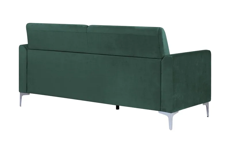 Fenes 3-seter Dyp Fløyelssofa - Grønn - Møbler - Sofaer - Sofa 3 seter