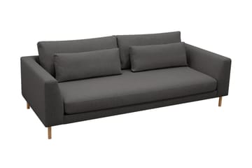 Florenz 3-seters Stoffsofa - Mørkegrå - Møbler - Sofaer - Sofa 3 seter
