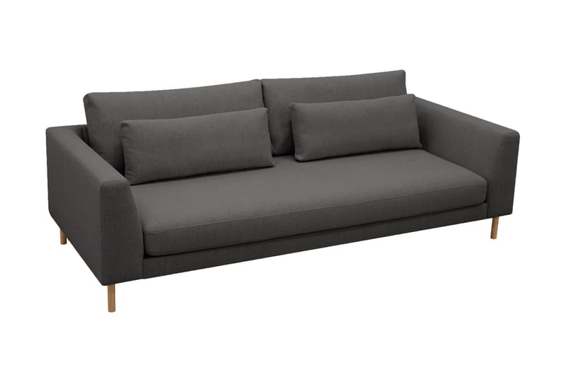 Florenz 3-seters Stoffsofa - Mørkegrå - Møbler - Sofaer - Sofa 3 seter