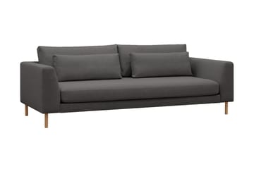 Florenz 3-seters Stoffsofa - Mørkegrå - Møbler - Sofaer - Sofa 3 seter
