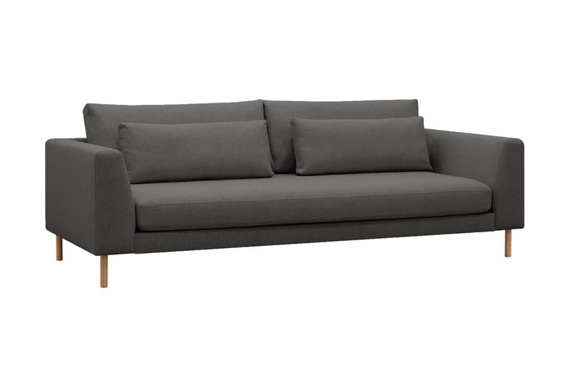 Florenz 3-seters Stoffsofa - Mørkegrå - Møbler - Sofaer - Sofa 3 seter