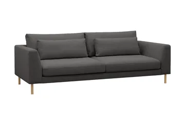 Florenz 3-seters Stoffsofa - Mørkegrå - Møbler - Sofaer - Sofa 3 seter
