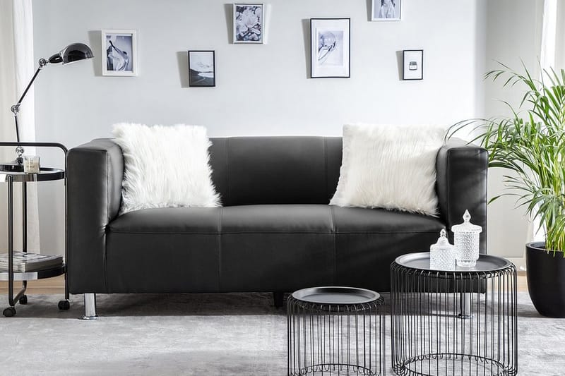 Floro Sofa 3-seter - Svart - Møbler - Sofaer - Sofa 3 seter