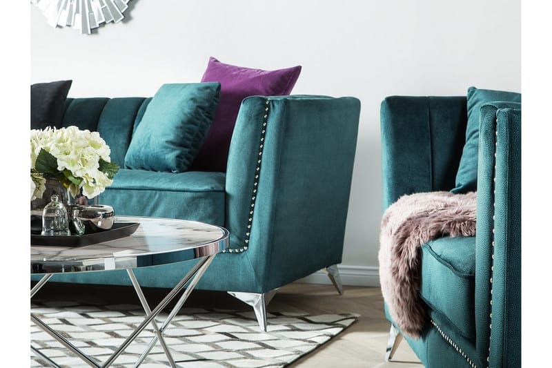 Gaula Sofa 3-seter - Blå - Møbler - Sofaer - Sofa 3 seter