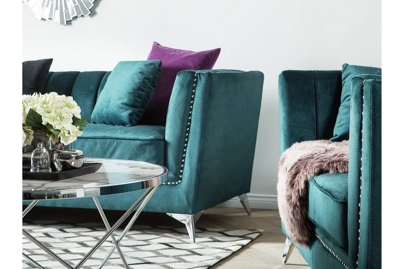 Gaula Sofa 3-seter - Blå - Møbler - Sofaer - Sofa 3 seter