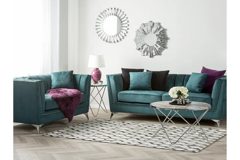 Gaula Sofa 3-seter - Blå - Møbler - Sofaer - Sofa 3 seter