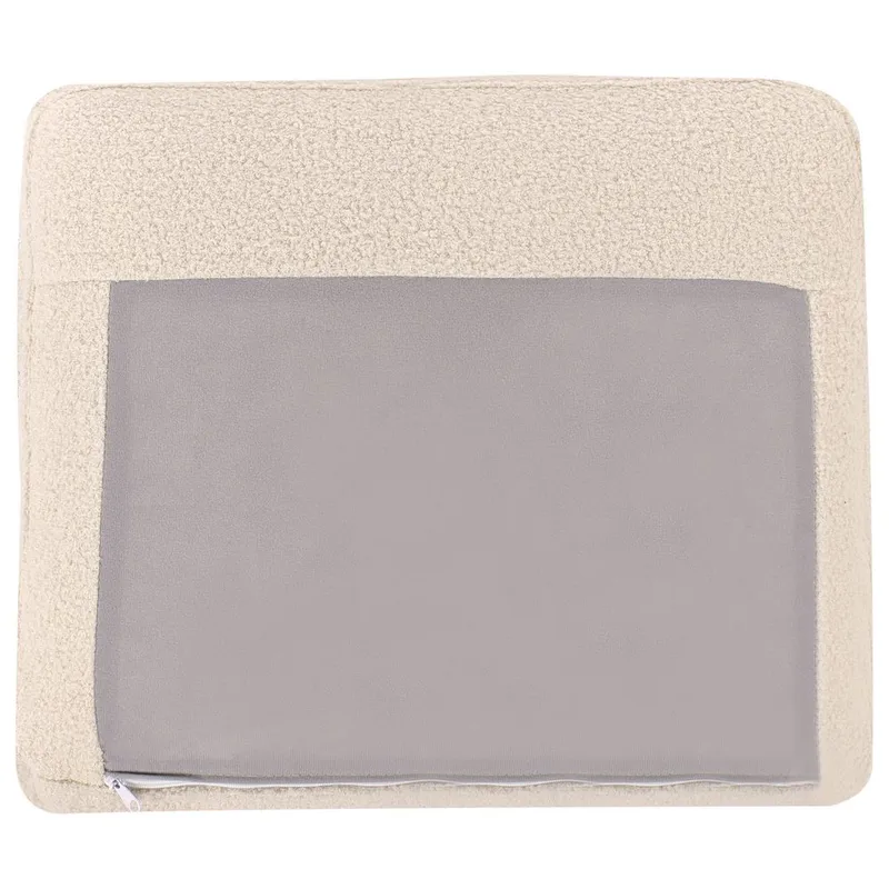 3-seters sofa Gavle - Beige, svart/Bouclé - Møbler - Sofaer - Sofa 3 seter