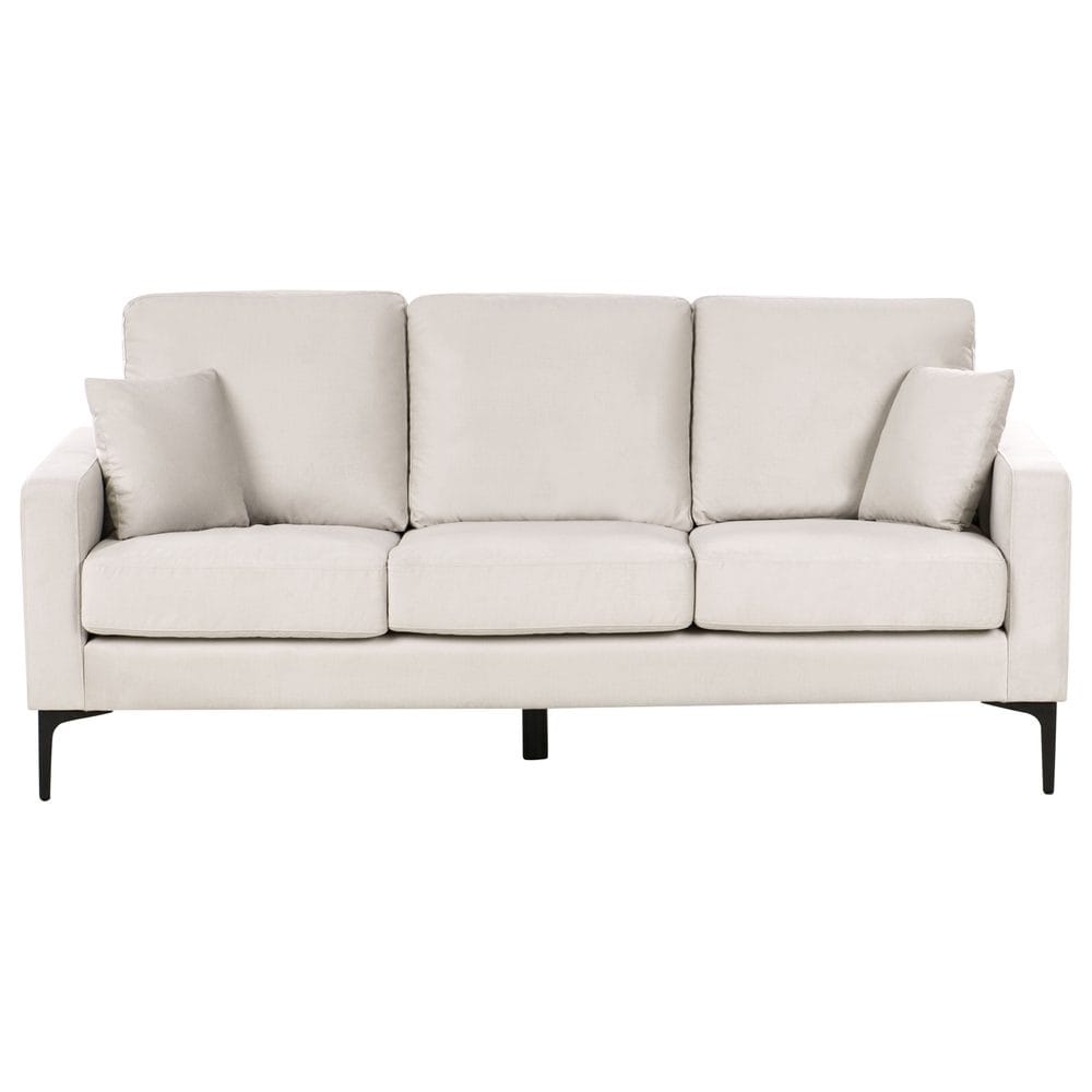 3-seters sofa Gavle - Beige, svart/Polyester