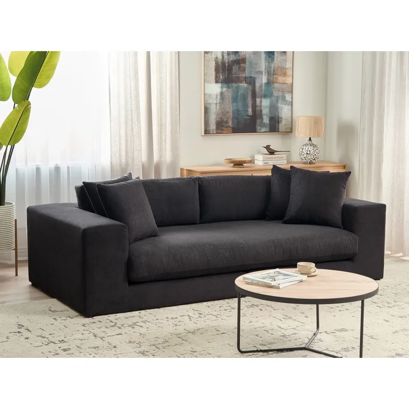 3-seters sofa Glorvika - Svart - Møbler - Sofaer - Sofa 3 seter