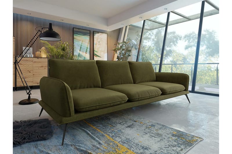 Graystone 3-sits Soffa Dark green - Møbler - Sofaer - Sofa 3 seter