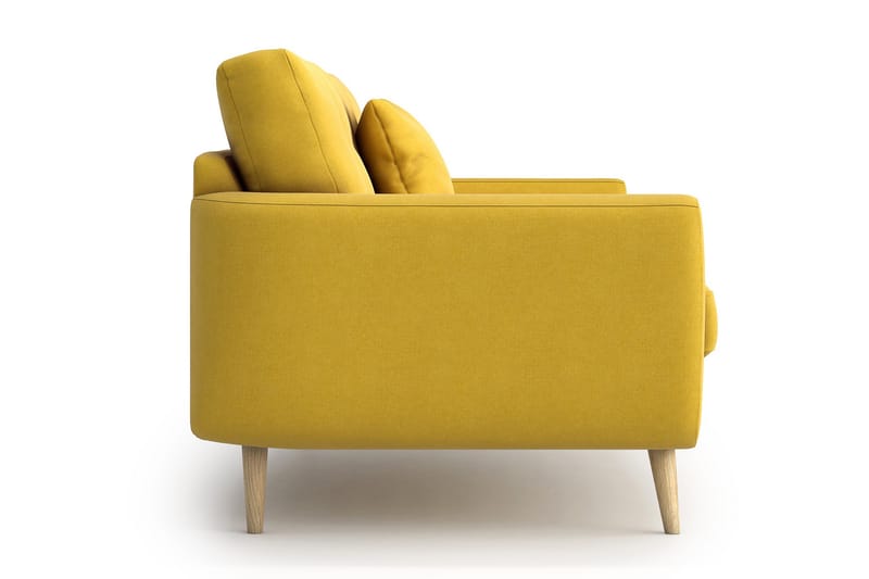Harrisa 3-seter Sofa - Gul - Møbler - Sofaer - Sofa 3 seter