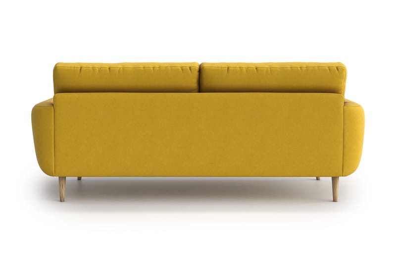 Harrisa 3-seter Sofa - Gul - Møbler - Sofaer - Sofa 3 seter