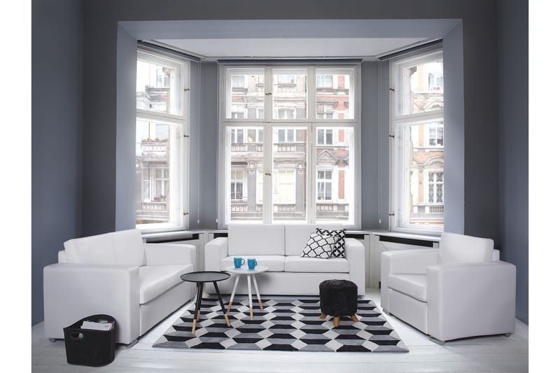Helsinki Sofa 3-Seter - Hvit - Møbler - Sofaer - Sofa 3 seter