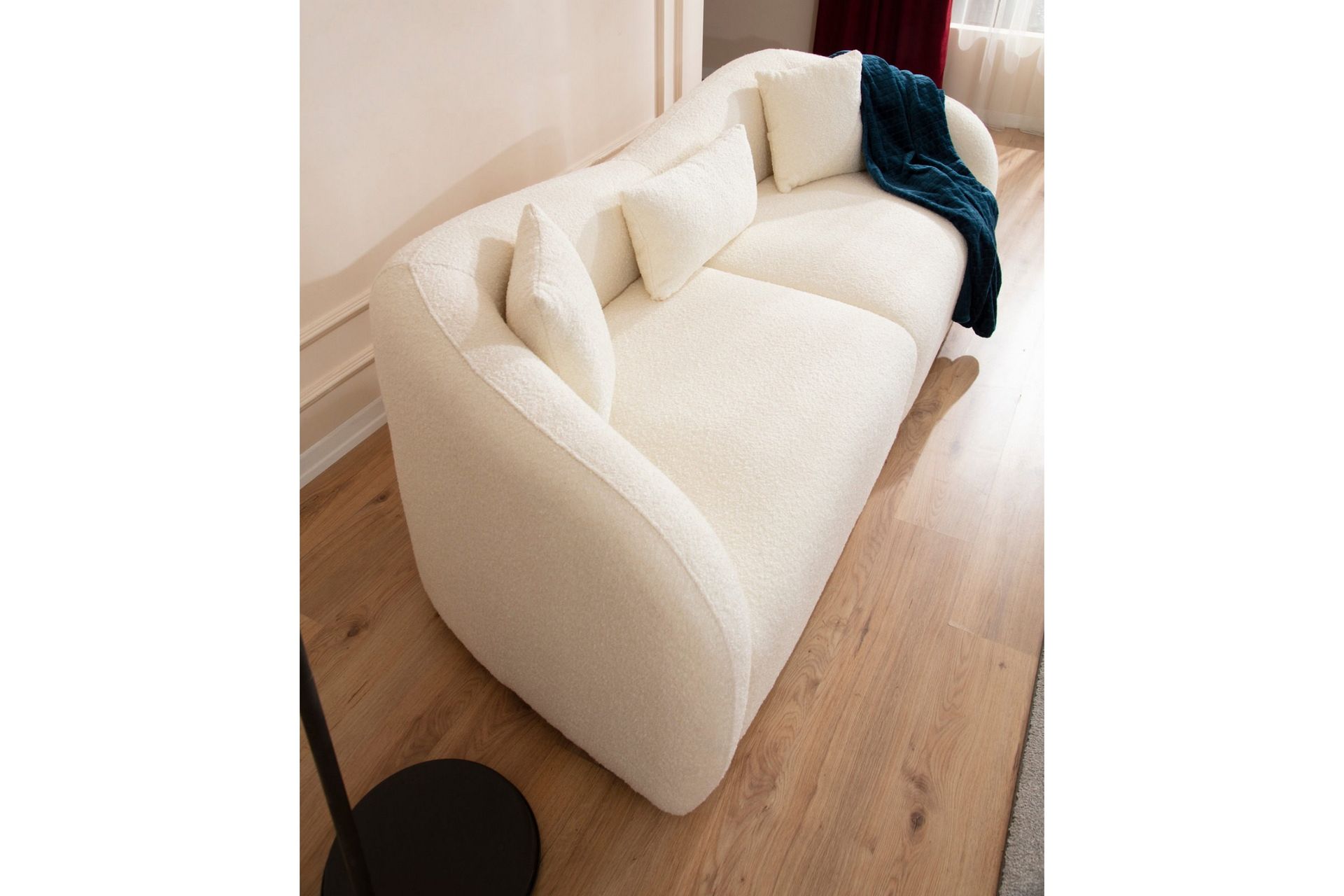 Hungirr Sofa 3-seters - Beige|Bouclé - Møbler - Sofaer - Sofa 3 seter