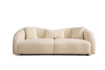 Hungirr Sofa 3-seters - Beige|Bouclé - Møbler - Sofaer - Sofa 3 seter
