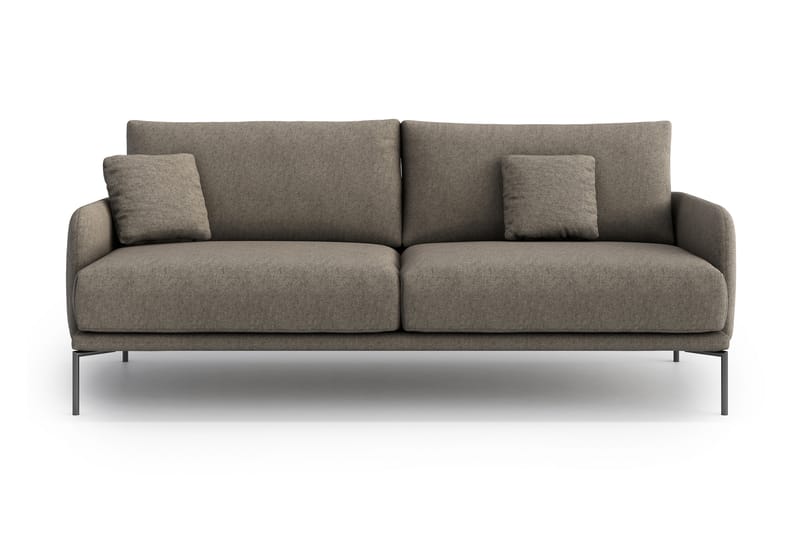 Inessa 3-seter Sofa - Grå - Sofa 3 seter