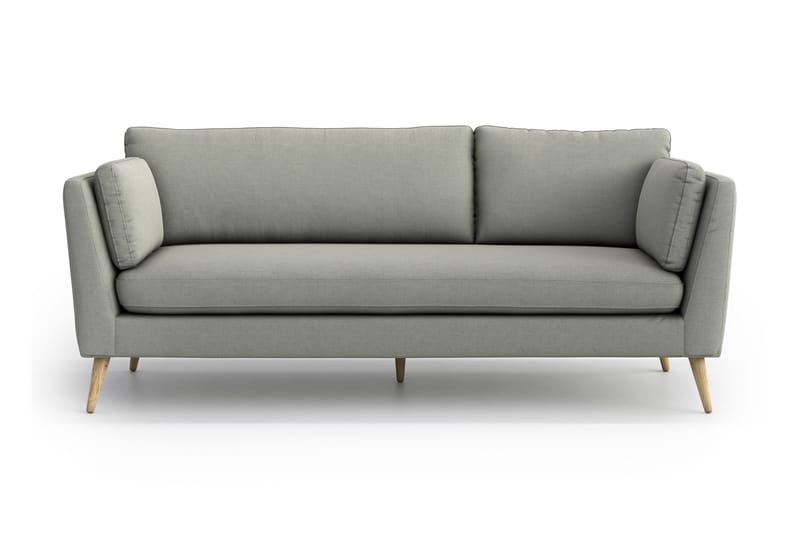 Janella 3-seter Sofa - Lysegrå - Møbler - Sofaer - Sofa 3 seter