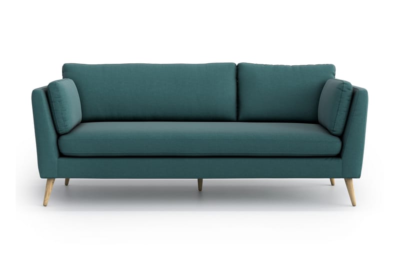 Janella 3-seter Sofa - Turkis - Sofa 3 seter