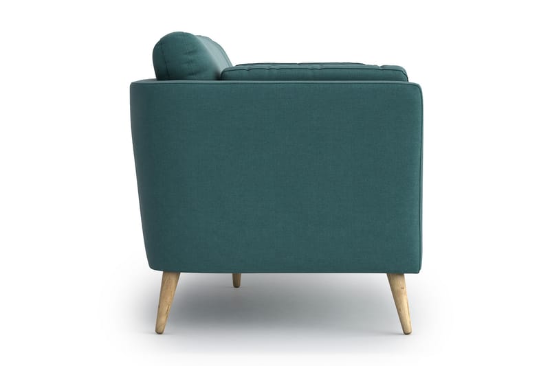 Janella 3-seter Sofa - Turkis - Sofa 3 seter