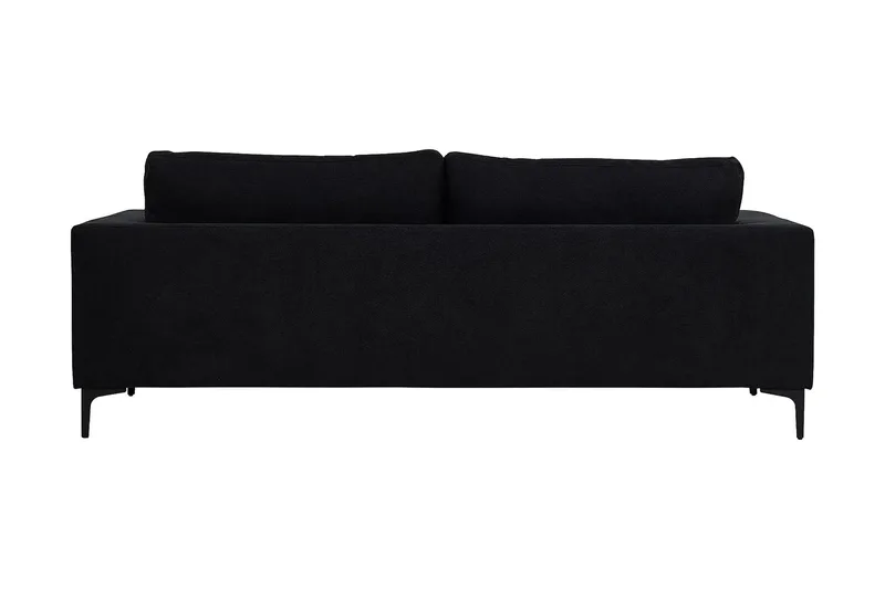 Johana 3-seter Fløyelssofa - Svart - Møbler - Sofaer - Sofa 3 seter