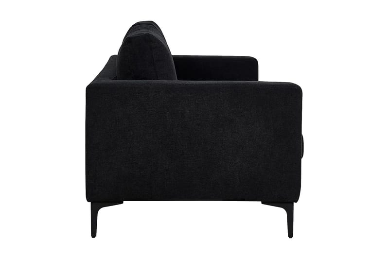 Johana 3-seter Fløyelssofa - Svart - Møbler - Sofaer - Sofa 3 seter