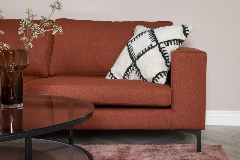 Johana 3-seter Sofa - Rød - Møbler - Sofaer - Sofa 3 seter