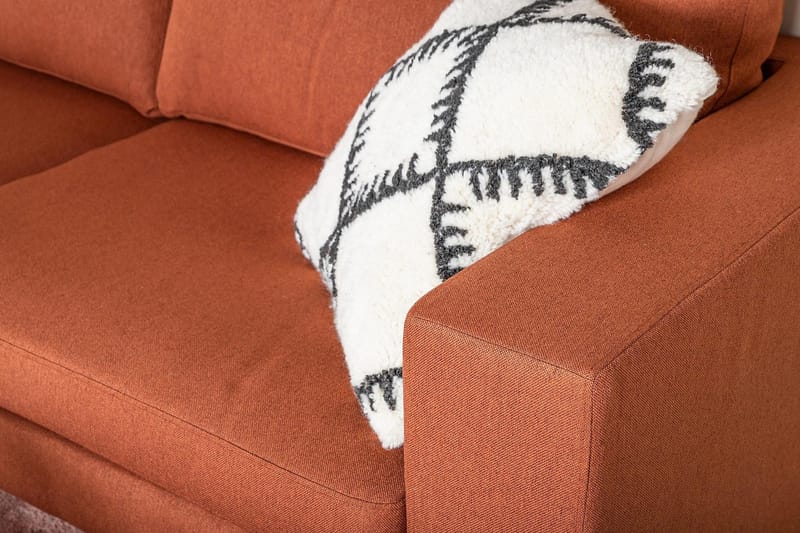Johana 3-seter Sofa - Rød - Møbler - Sofaer - Sofa 3 seter