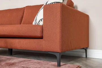 Johana 3-seter Sofa - Rød - Møbler - Sofaer - Sofa 3 seter