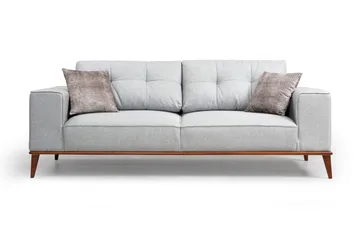 Jonnesha 3-Seter Sofa - Grå - Møbler - Sofaer - Sovesofaer - 3 seters sovesofa
