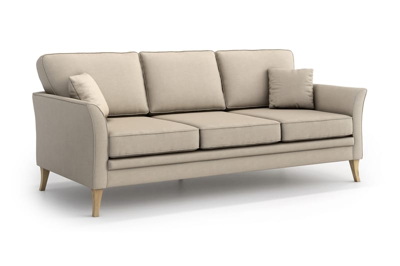 Juliette 3-seter Sofa - Beige - Sofa 3 seter