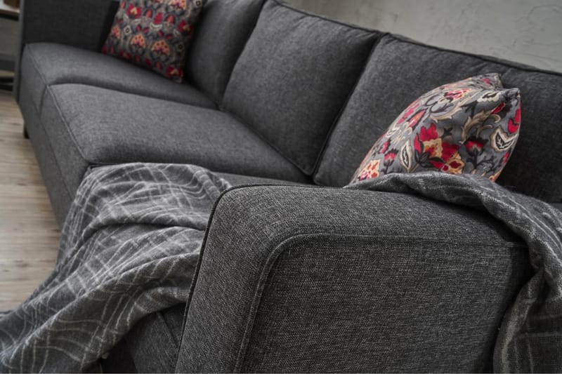 Kaletea Sofa 3-seters - Antrasitt - Møbler - Sofaer - Sofa 3 seter