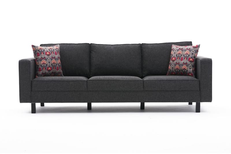 Kaletea Sofa 3-seters - Antrasitt - Sofa 3 seter