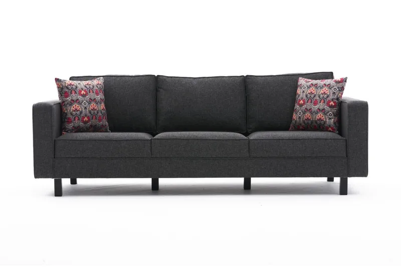 Kaletea Sofa 3-seters, Antrasitt