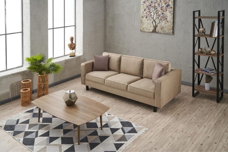 Kaletea Sofa 3-seters - Beige - Sofa 3 seter