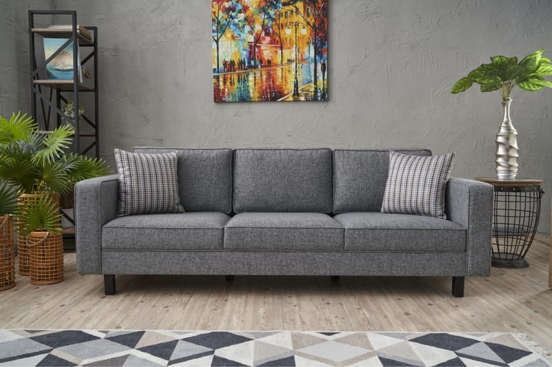 Kaletea Sofa 3-seters - Grå - Møbler - Sofaer - Sofa 3 seter