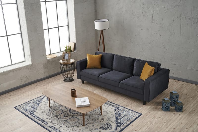 Kaletea Sofa 3-seters - Mørkegrå - Møbler - Sofaer - Sofa 3 seter