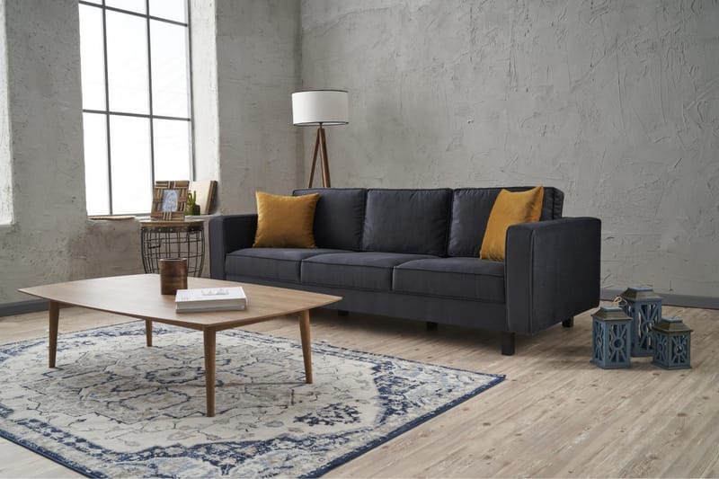 Kaletea Sofa 3-seters - Mørkegrå - Møbler - Sofaer - Sofa 3 seter