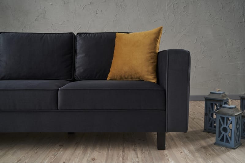 Kaletea Sofa 3-seters - Mørkegrå - Møbler - Sofaer - Sofa 3 seter