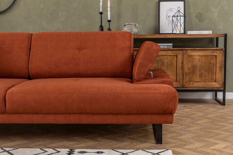 Kitimat Sofa 3-seters - Oransje - Møbler - Sofaer - Sofa 3 seter