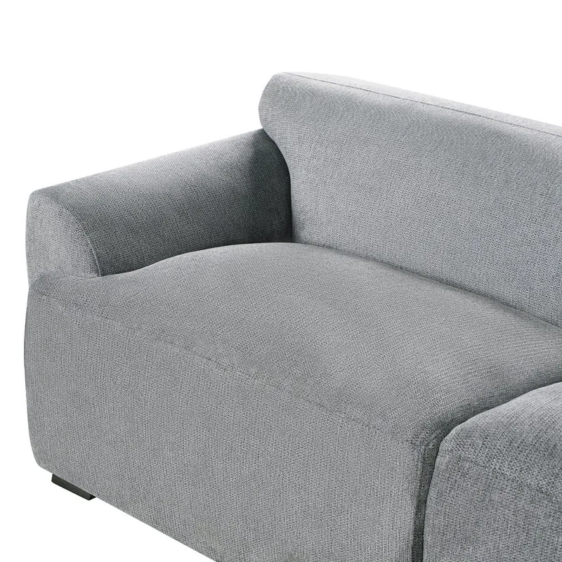 3-seters sofa Korio - Grå, svart - Møbler - Sofaer - Sofa 3 seter