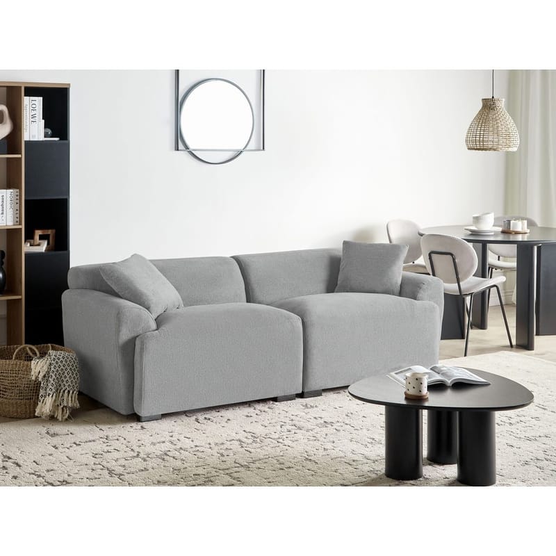3-seters sofa Korio - Grå, svart - Møbler - Sofaer - Sofa 3 seter