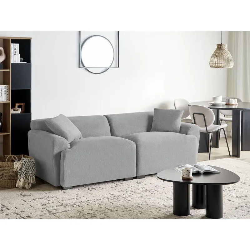3-seters sofa Korio - Grå, svart - Møbler - Sofaer - Sofa 3 seter