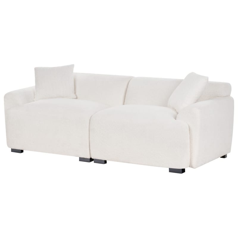 3-seters sofa Korio - Hvit, Svart - Møbler - Sofaer - Sofa 3 seter
