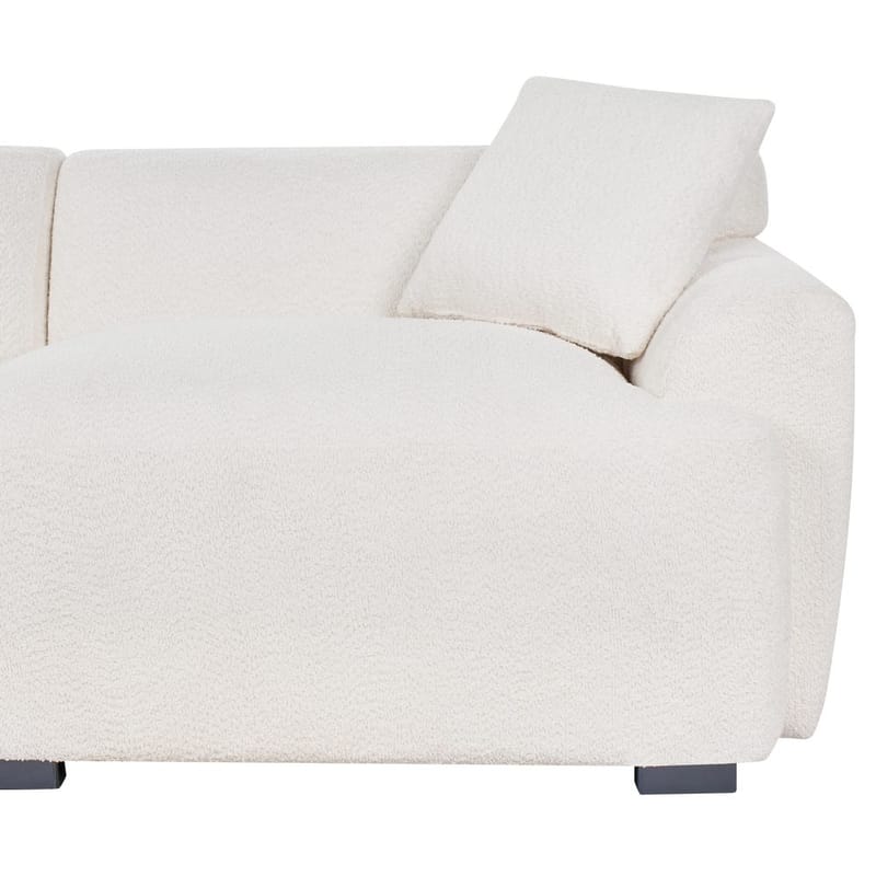 3-seters sofa Korio - Hvit, Svart - Møbler - Sofaer - Sofa 3 seter