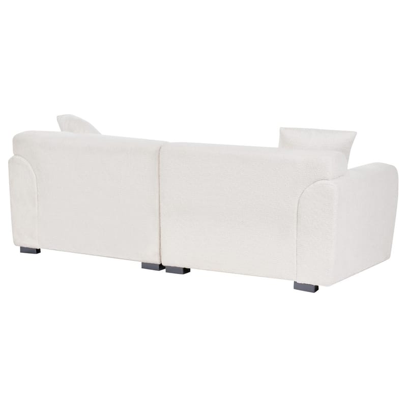 3-seters sofa Korio - Hvit, Svart - Møbler - Sofaer - Sofa 3 seter